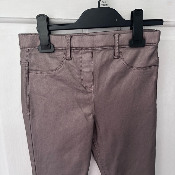 NEXT size 11-12 years Wax coated Trousers Leggins BNWOT - Picture 4 of 8